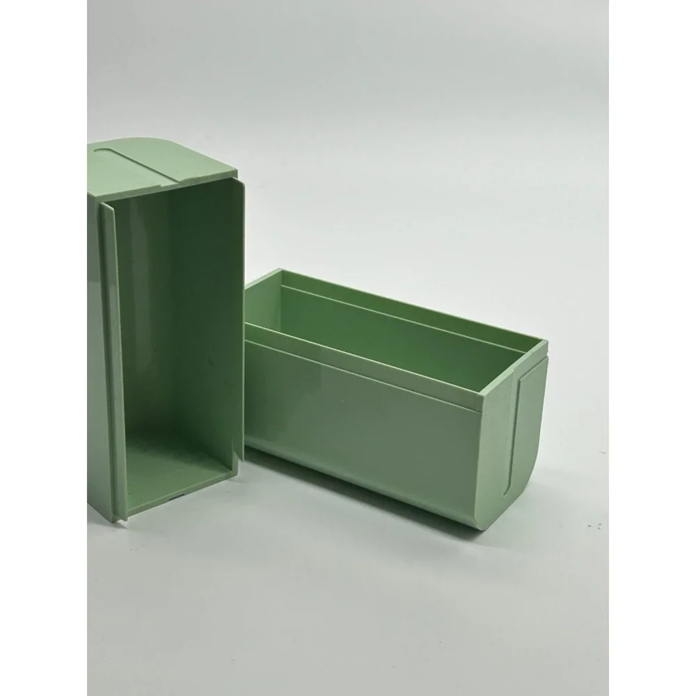 Vintage 80s Clinique Green Hard Plastic Large 